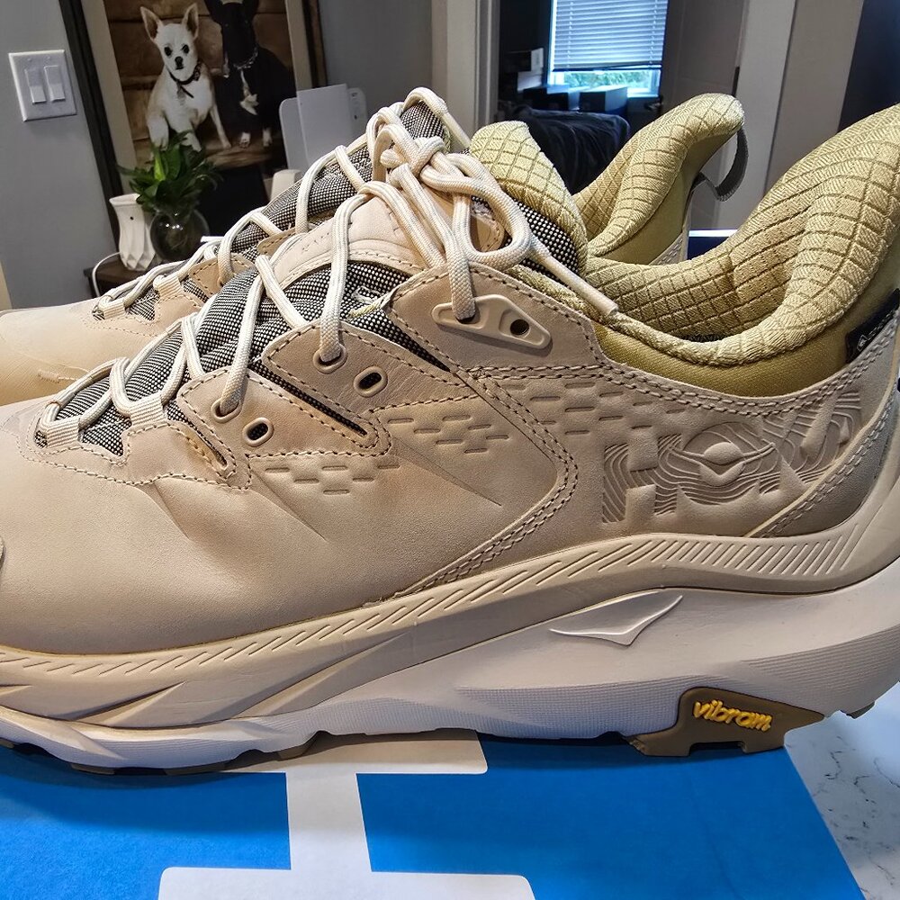 Hoka One One Men Kaha 2 Low GTX Gore-Tex Oak Alabaster 1123190F-OKLB SIZE 11 NEW